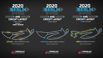 Los tres circuitos de Berlín.