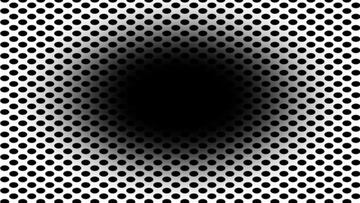 Esta imagen de un agujero negro no se mueve: la ilusión que engaña a tu cerebro