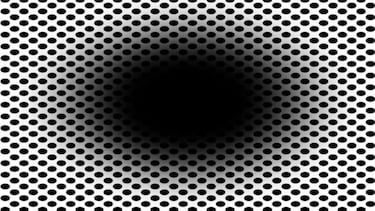 Esta imagen de un agujero negro no se mueve: la ilusión que engaña a tu cerebro
