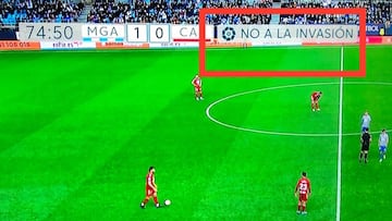 LaLiga cambia el "No a la guerra" por "No a la invasión"