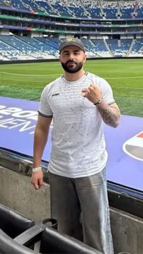 Ahmed Husam, el creador de contenido que inmortalizó Monterrey en su piel