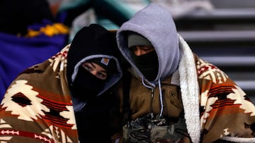 FORT WORTH, TX - DECEMBER 22: Bundled up fans watch the game between the Baylor Bears and the Air Force Falcons in the first half of the Lockheed Martin Armed Forces Bowl at Amon G. Carter Stadium on December 22, 2022 in Fort Worth, Texas.   Ron Jenkins/Getty Images/AFP (Photo by Ron Jenkins / GETTY IMAGES NORTH AMERICA / Getty Images via AFP)