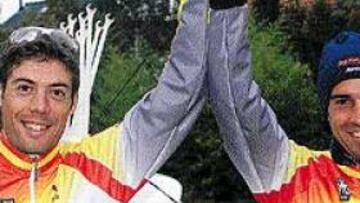 <b>DOS BUENAS OPCIONES.</B> Óscar Freire e Igor Astarloa son los españoles con más posibilidades en esta Copa del Mundo.