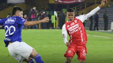 Millonarios y Santa Fe igualan en duelo intenso en El Campín