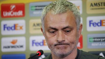 Football Soccer - Manchester United Press Conference - Olimp-2 Stadium, Rostov-on-Don, Russia - 8/3/17 Manchester United manager Jose Mourinho during the press conference Reuters / Maxim Shemetov Livepic