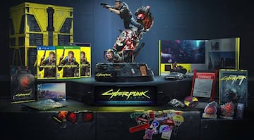 La edici&oacute;n coleccionista de Cyberpunk 2077.