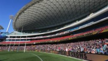 Estadio de fútbol australiano.