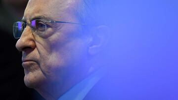 Florentino acusa a un club inglés del colapso de la Superliga