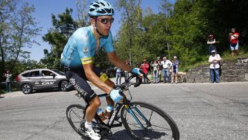 Tanel Kangert, durante la presente edici&oacute;n del Giro de Italia.