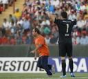 Hincha entró a la cancha para increpar al arquero Orión