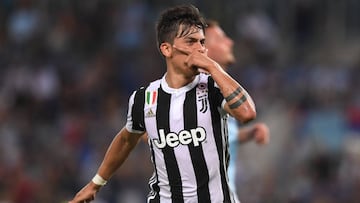 El delantero argentino de la Juventus, Paulo Dybala, durante un partido.