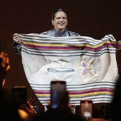 Rosalía en Bogotá: Música, pandebono y espectáculo