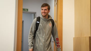 22-01-25. GUILLE ROSAS, DEFENSA DEL SPORTING.