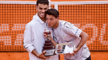 Francisco Cerúndol y Luciano Darderi, en Buenos Aires.