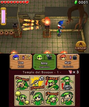 Captura de pantalla - The Legend of Zelda: Tri Force Heroes (3DS)