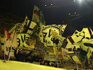 The Champions League game was delayed ahead of kick-off.