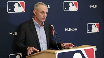 El comisionado de Grandes Ligas reveló que a pesar de las negociaciones con la MLBPA, la organización no tenía la intención de un calendario extenso.