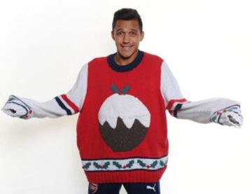 Otro chaleco, este bastante más grande, que modeló Alexis Sánchez en Navidad.