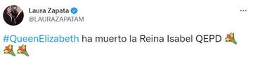 Famosos reaccionan a la muerte de la reina Isabel II