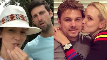 Las parejas más conocidas de los tenistas del Mutua Madrid Open.
