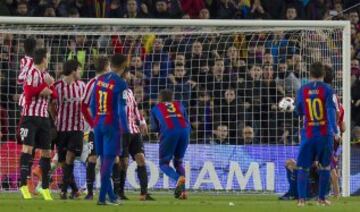 Messi anotó de falta el definitivo 3-1.