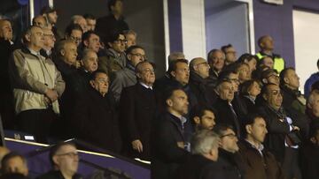 24/02/19 PARTIDO PRIMERA DIVISION 
 LEVANTE UD  -  REAL MADRID 
 PALCO PRESIDENTE FLORENTINO PEREZ  QUICO CATALAN 