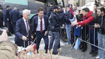 Turbulencias complicaron el aterrizaje del Atlético en Turín