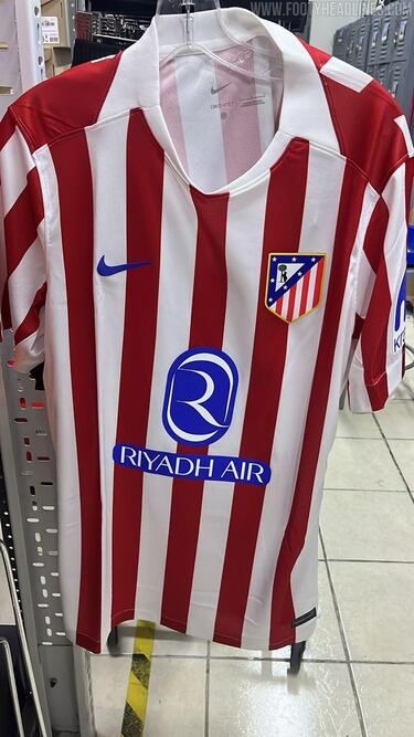 Imágenes de la posible equipación del Atlético de Madrid para la temporada 2025-26. 