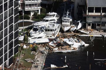 El huracán Ian llegó al oeste de Florida con vientos de más de 240 km/h, provocando inundaciones catastróficas en varias localidades, también ha dejado inundaciones  y graves destrozos en el centro de la península. La tormenta provocó una marejada ciclónica  que inundó grandes áreas del suroeste de Florida, las áreas cercanas a la costa han quedado arrasadas.