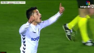 Así fue el primer gol de Juan Delgado en el ascenso español