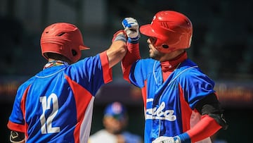 Peloteros de Cuba en el WBSC