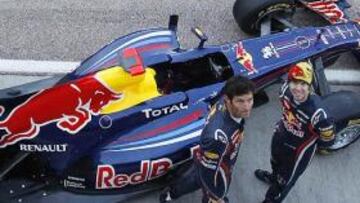 <b>REPITEN.</b> Vettel y Webber volverán a ser los pilotos de Red Bull.