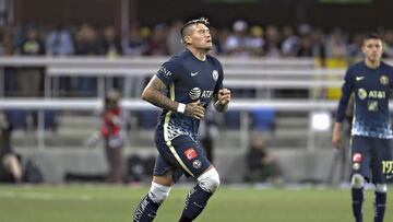 Nicol&aacute;s Castillo durante un partido del Am&eacute;rica