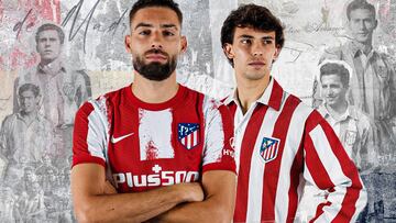 05/07/12 ATLETICO DE MADRID NUEVA EQUIPACION CAMISETA PARA LA TEMPORADA 2021 - 2022 
CARRASCO  JOAO FELIX