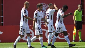 Jugadores del Albacete.