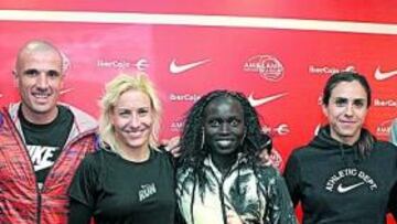 <b>ESTRELLAS. </b>Masai, Chema. Marta, Cheruiyot, Nuria y Bezabeh.