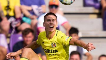 VALLADOLID, SPAIN - AUGUST 13: Juan Foyth of Villarreal CF in action  during the LaLiga Santander match between Real Valladolid CF and Villarreal CF at Estadio Municipal Jose Zorrilla on August 13, 2022 in Valladolid, Spain. (Photo by Diego Souto/Quality Sport Images/Getty Images)