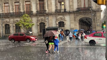 Alerta en CDMX por temporal de fuertes lluvias que durarán 7 días consecutivos. ¡No guardes el paraguas!