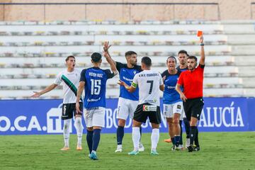 10/09/23 PARTIDO PRIMERA FEDERACION GRUPO 2 SAN FERNANDO - CORDOBA SANCHEZ VILLALOBOS EXPULSA KIKE MARQUEZ