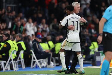 Rodrygo: ¡°No me gusta jugar de 9, pero lo hago porque creo en Ancelotti¡±