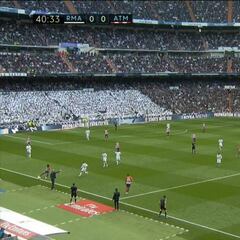 El árbitro señaló fuera de juego de Vitolo saliendo de su campo