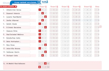 Pronóstico de la Quiniela de fútbol jornada 8 - 23/9/25 