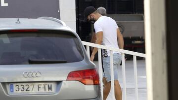 Keidi Bare entrando este mi&eacute;rcoles en La Rosaleda.