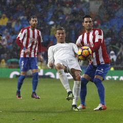 Cristiano fue el paraguas