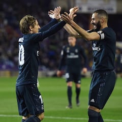 1x1 del Real Madrid: Benzema y Modric evitan un nuevo disgusto