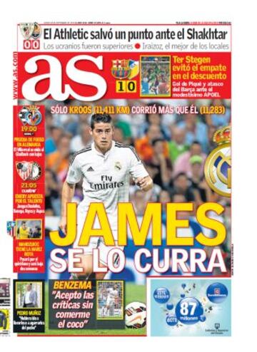 Las portadas de AS de septiembre