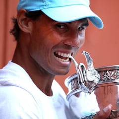 Nadal vuelve a situarse a tres Grand Slam de Federer