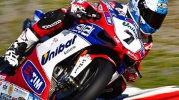 <b>BATALLADOR. </b>Checa se cayó en la primera carrera, pero se levantó y fue 12º; en la segunda sería 6º.