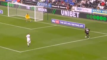 La mejor atajada del fin de semana en Europa fue del chileno Vigouroux: ¡un misil a quemarropa!
