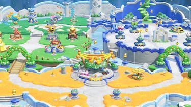 Encuentro en el parque Belabel es el nuevo Mario Party integrado en Super Mario Bros Wonder: impresiones en cooperativo